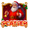 santa christmas bells hold and win scatter symbol
