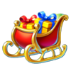 santas sleigh workshop scatter symbol