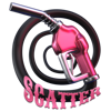 scooter biker symbol scatter