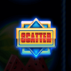 stormy cloud scatter symbol