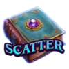 the explosive wizard cat scatter symbol