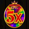 thunder cash dollar king thunder scatter 5x symbol
