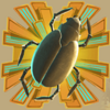 treasures from the crypto scarab scatter symbol