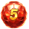 treble riches red scatter symbol