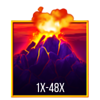 volcano explosive dice scatter symbol