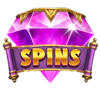 wrappin gold scatter purple symbol