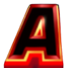 10000 x gold 2 letter a symbol