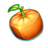 100 bulky fruits orange symbol