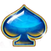 100 burning brilliants spade symbol