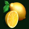 100 burning hot lemon symbol