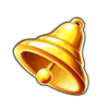 100 extra crown coin boost bell symbol