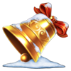 100 sevens santa christmas bell symbol
