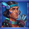 10 flaming bisons blue symbol