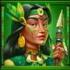 10 flaming bisons green symbol