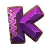 10 flaming bisons k symbol