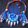 10 flaming bisons ornament symbol