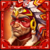10 flaming bisons red symbol