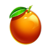10 glossy hot orange symbol