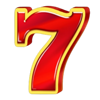 10 glossy hot seven symbol