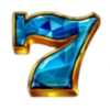 10 golden fruits blue seven symbol
