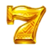 10 golden fruits yellow seven symbol
