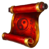 10 mystic tiger red scroll symbol