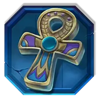 10 pharaohs blue symbol