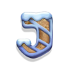 10 santas reindeers letter j symbol