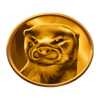15 armadillo gold otter symbol