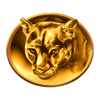 15 armadillo gold puma symbol