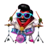 1960 elvis guava drummer symbol