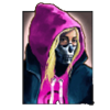 1x riot mask player 2 symbol