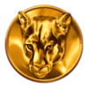 20 armadillos gold lion symbol