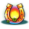 20 clovers hot horseshoe symbol