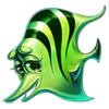 20 crazy octopus green fish symbol