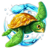 20 crazy octopus sea turtle symbol