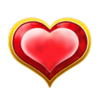 20 happy seven hearts symbol