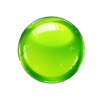 20 sweet candies and fruits green symbol