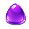 20 sweet candies and fruits purple symbol