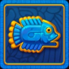 3 aztec temples fish symbol