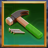 3 builder piggies hammer symbol