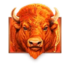 3 charge buffalo head 1 symbol