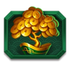 3 china pots golden tree symbol