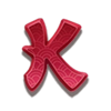 3 china pots k symbol