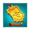3 coin golden peacock charm symbol