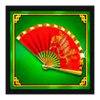 3 coin towers folding fan symbol