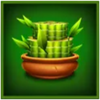 3 coin treasures 2 bamboo symbol