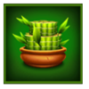 3 coin treasures bamboo symbol