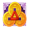 3 dancing monkeys coins symbol