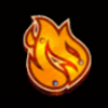 3 devils pinball orange flame symbol